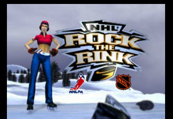 NHL Rock the Rink Title Screen